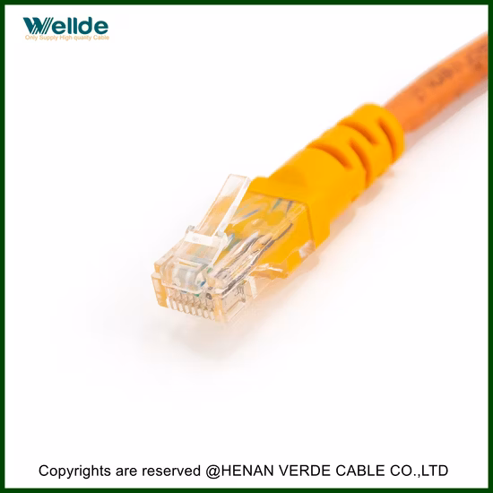 Patch cord de fibra óptica CAT6 para rede e computador