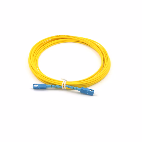 St to Sc Cabo de conexão de fibra óptica de modo único 9/125um 2,0 mm