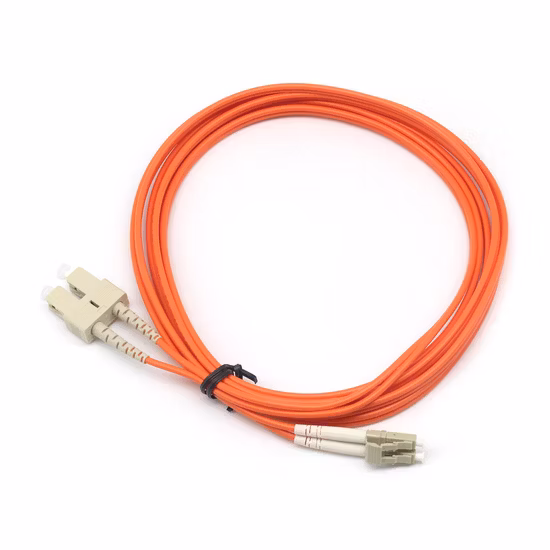 Patch cord de fibra óptica duplex LC-Sc Om1 multimodo, 62,5/125 Dx